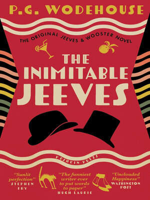cover image of The Inimitable Jeeves, Deluxe Edition